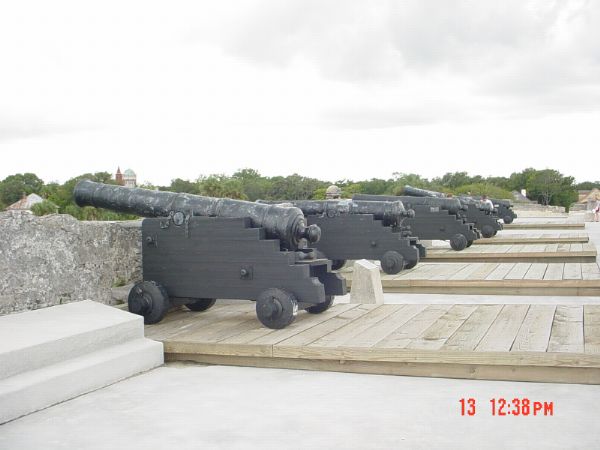 View of Castillo de San Marco St Augustine Florida