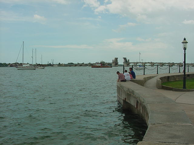 Matanzas Bay and River looking toward the Bridge of Lions St. Augustine